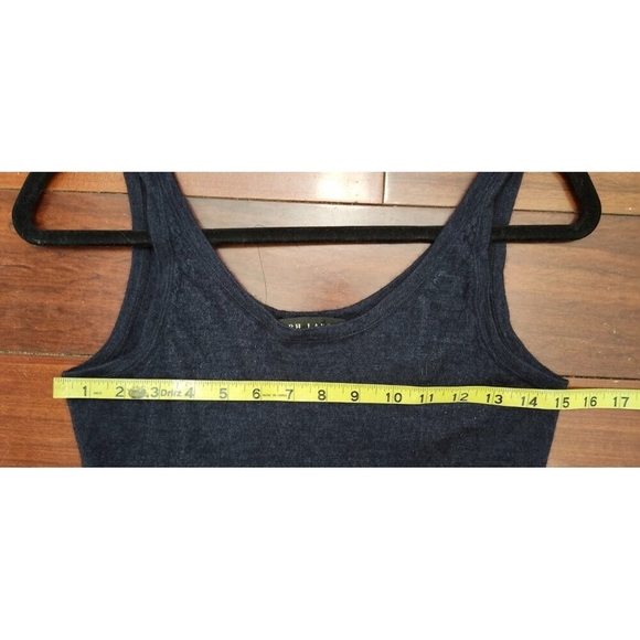 Ralph Lauren Womens Tank Top Navy Blue Knit Sleeveless Scoop Neck L Soft Soft - Picture 7 of 9